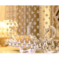 2016 Hot sale latest types of crystal beaded curtain for wedding decoration
